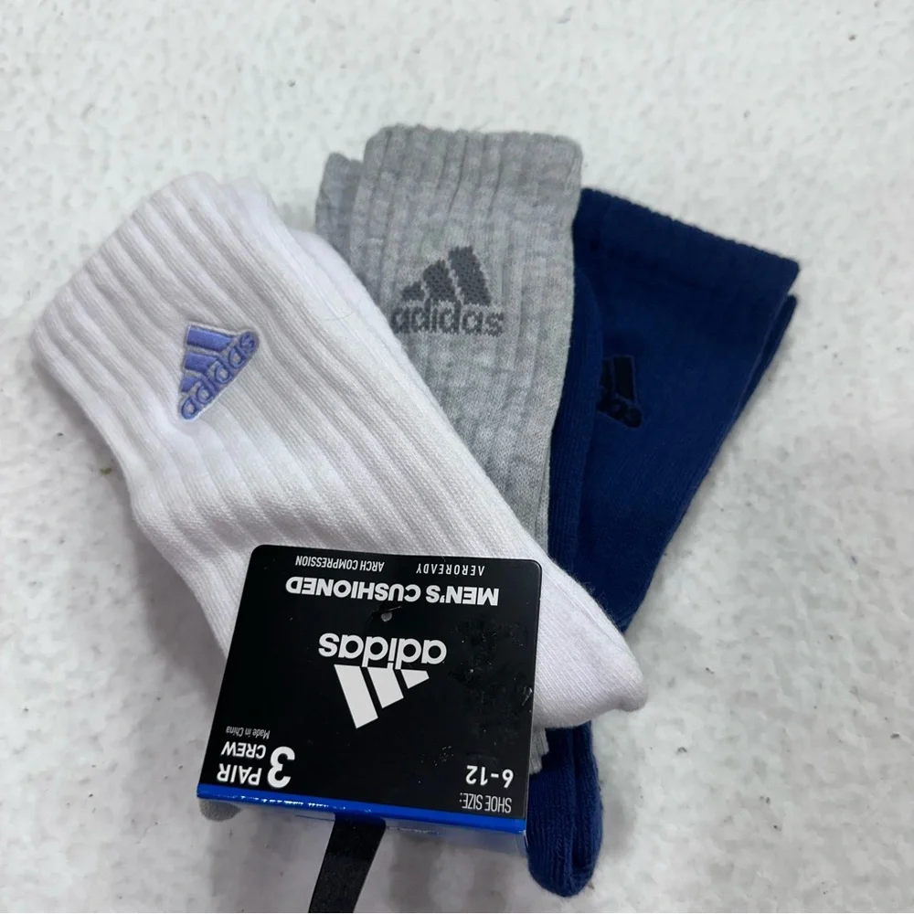 Adidas Men's Cushioned Crew Socks